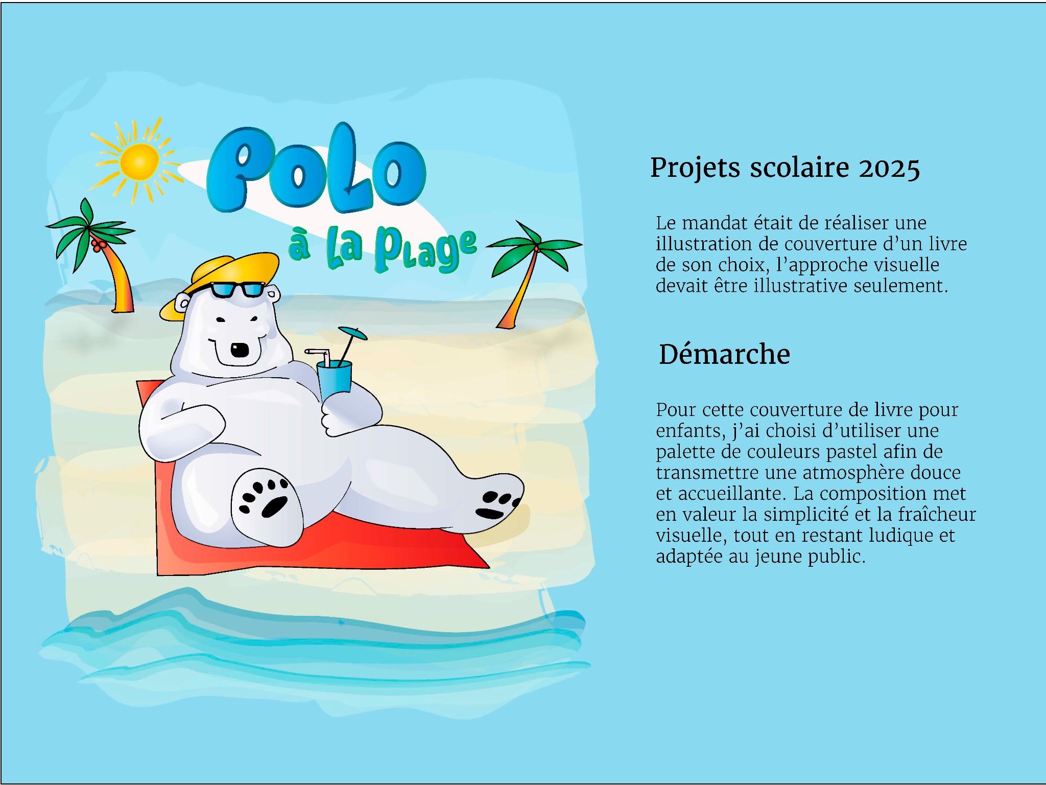 Présentation Polo à la plage
