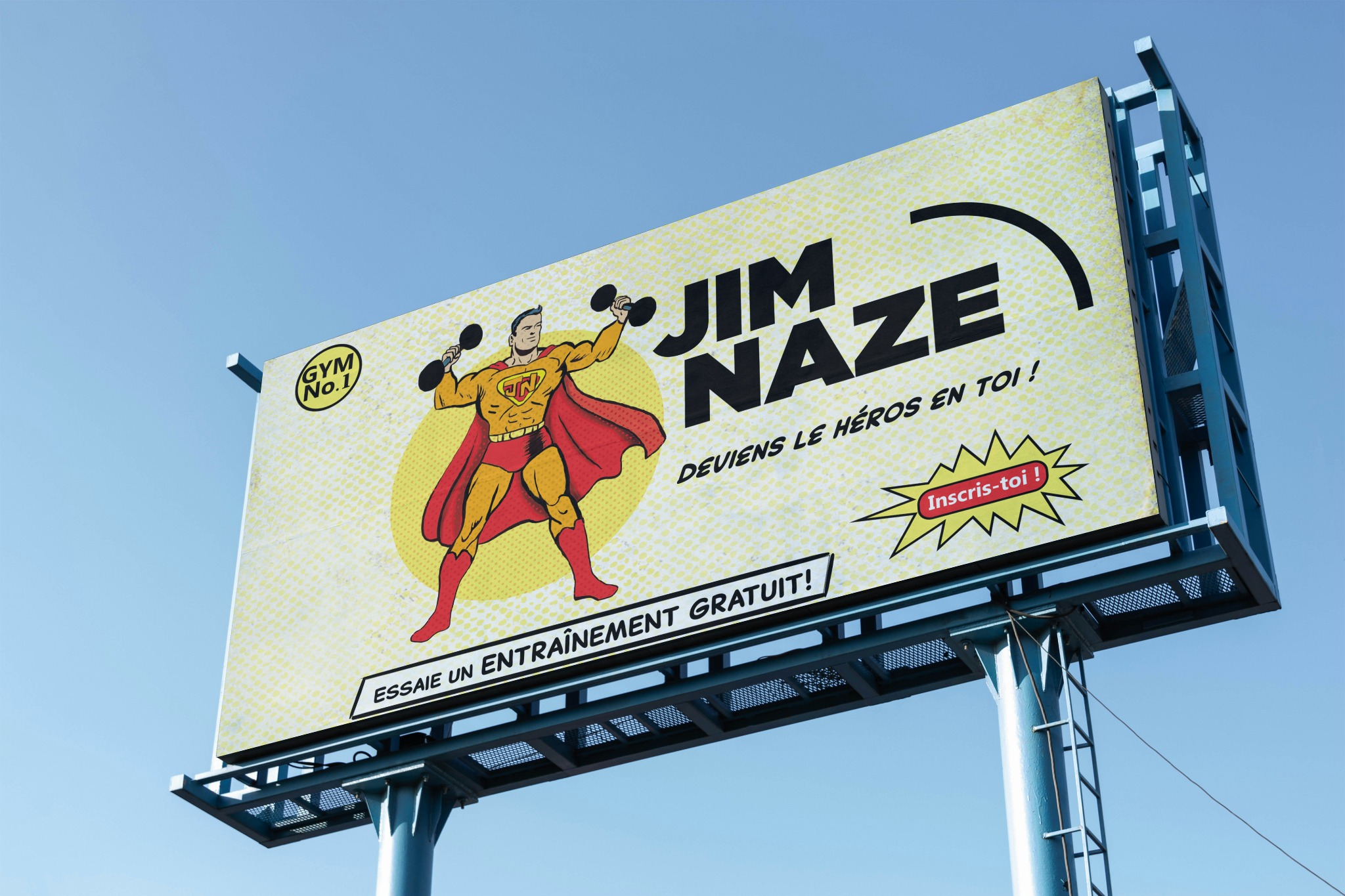 Mockup billboard Jim Naze